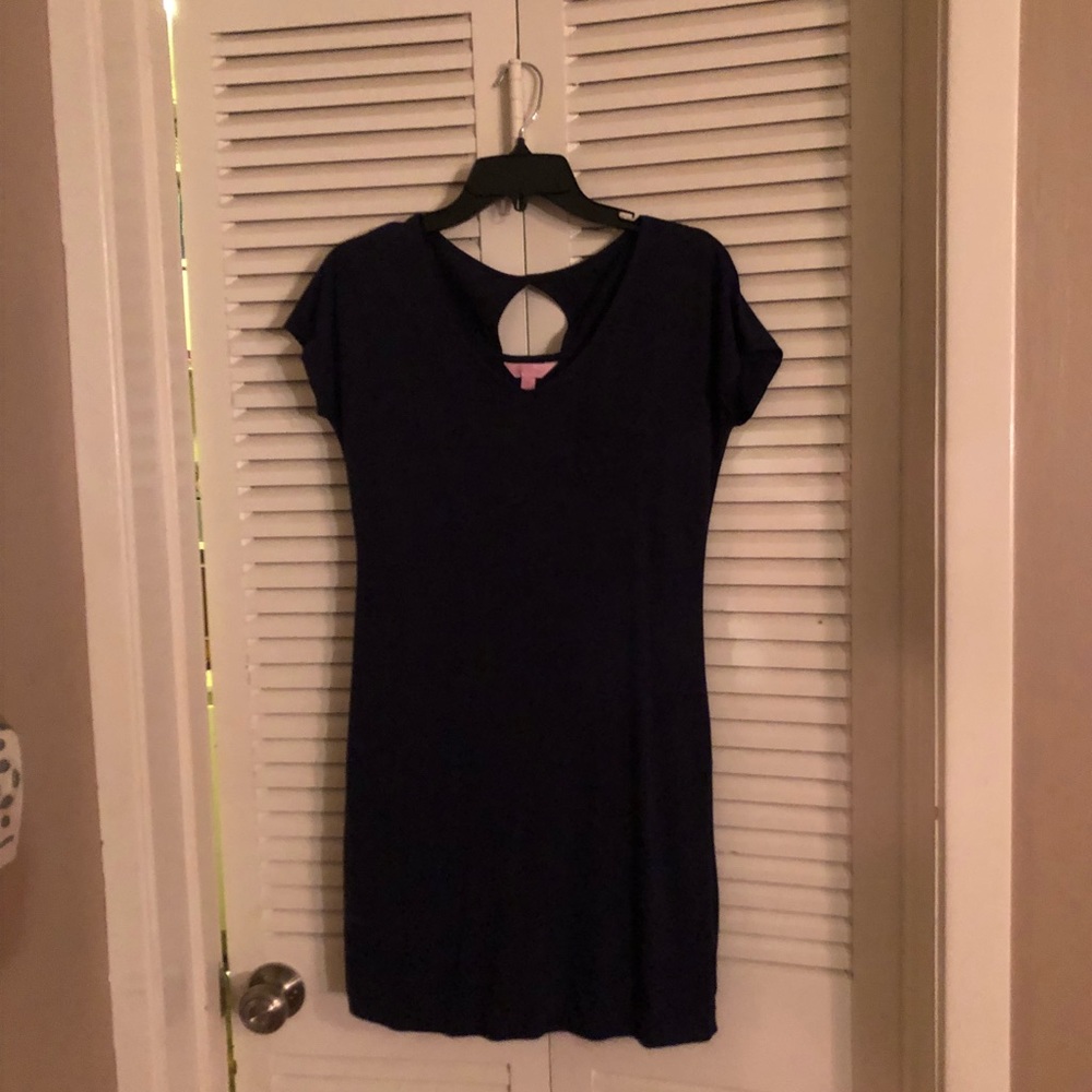 Navy Lilly Pulitzer shift dress